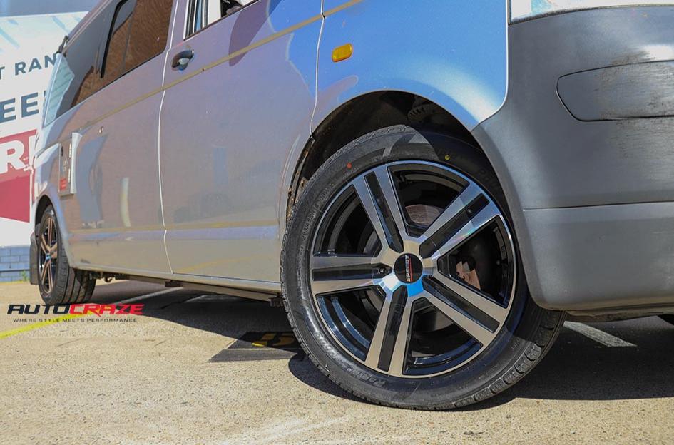 VOLKSWAGEN TRANSPORTER LIBERATOR GLOSS BLACK MACHINED FACE